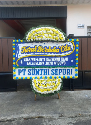 Papan Bunga Duka di Yaru