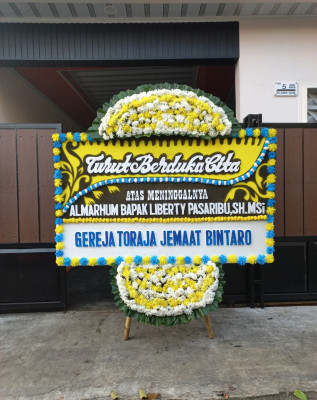 Papan Bunga Duka di Yaru