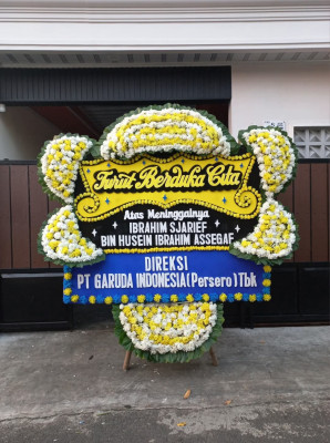 Papan Bunga Duka di Yaru