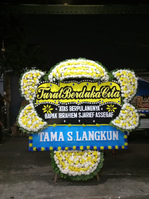 Papan Bunga Duka di Yaru
